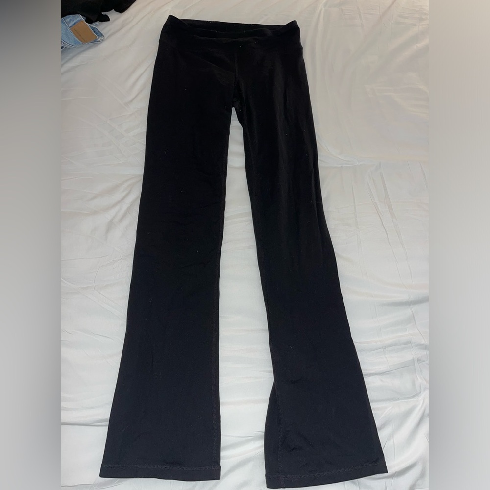 BLACK VINTAGE FLARE LEGGINGS